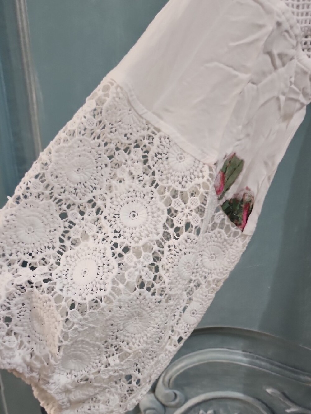 Tracy Reese Anthropologie Floral Lace Blouse Never Worn Rare - Picture 7 of 10